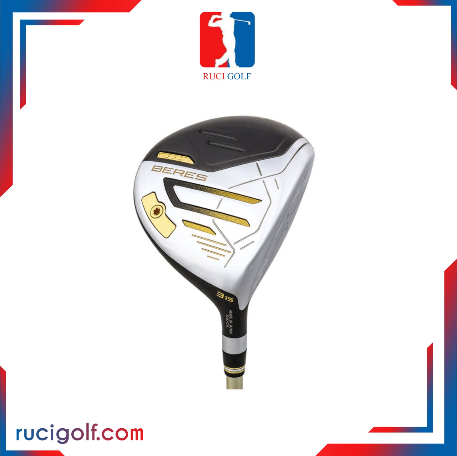 WOOD 3 HONMA BERES S-09 BINTANG 3***  SHAFT ARMRQMX FLEX S